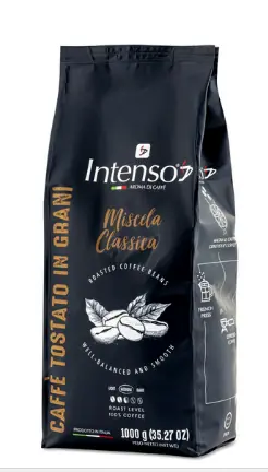 Intenso Classico 1 kg / Zrnková káva / 70% Arabica 30% Robusta 