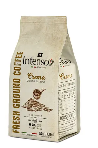 Intenso Crema 250 g / Mletá káva / směs Arabica Robusta 