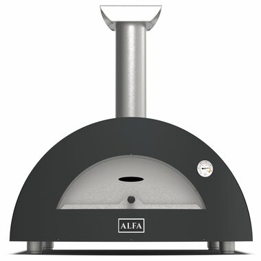 Alfa Forni Moderno 2 šedá / Pec na pizzu / 500 °C / 60 x 40 cm / na dřevo 
