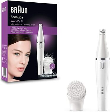Braun FaceSpa 810 / Epilátor na obličej / dámský / 1x AA baterie