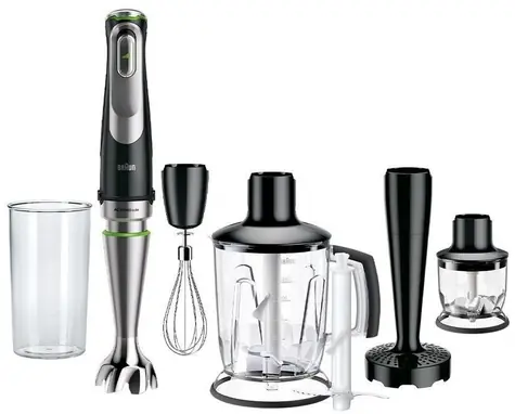 Braun MQ9147X MultiQuick 9 / Tyčový mixér / 1200 W / nádoba 600 ml 