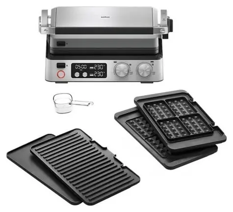 Braun CG7044 MultiGrill 7 - 3v1 / Kontaktní gril / 2000 W / až 230 °C / gril. plocha 667 cm2