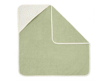 Little Dutch Osuška s kapucí 75x75 cm Blueberry Leaves