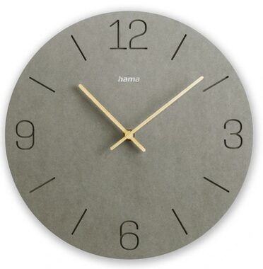 Hama Crete / nástěnné hodiny / průměr 30 cm / tichý chod