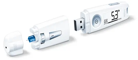 Beurer GL50WH bílá / Glukometr / s přenosem přes Bluetooth