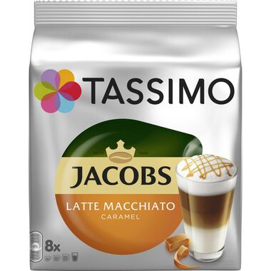 Jacobs Latte Macchiato Karamel Tassimo 8 ks / Kapslová káva 