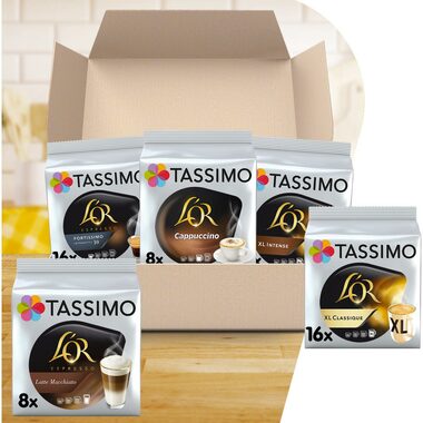 Jacobs L'OR Kit Tassimo Variační box 64 ks / Kapslová káva 