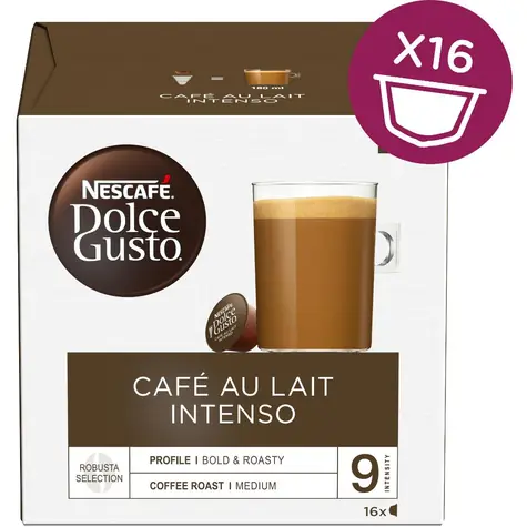 NESCAFÉ Dolce Gusto Café Aulait Intenso 16 ks / Kapslová káva 