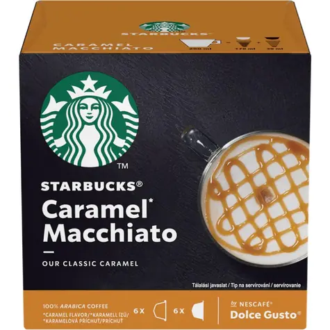 Starbucks Dolce Gusto Caramel Macchiato 12 ks / Kapslová káva 