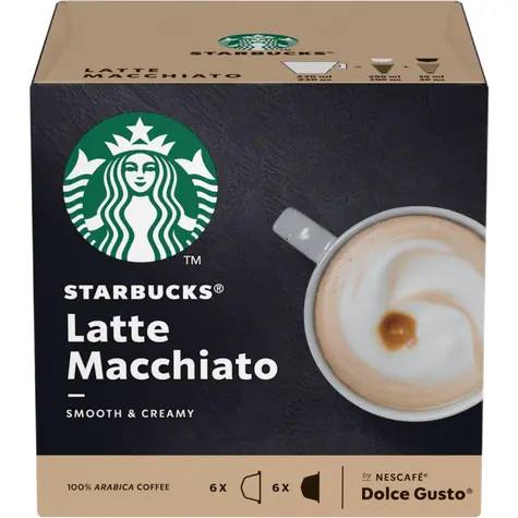 Starbucks Dolce Gusto Latte Macchiato 12 ks / Kapslová káva 