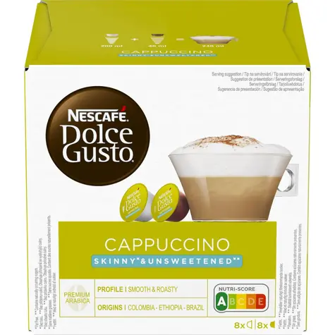 NESCAFÉ Dolce Gusto Cappuccino Skinny 16 ks / Kaplsová káva 
