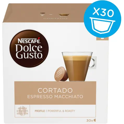 NESCAFÉ Dolce Gusto Cortado Espresso Macchiato 30 ks / Kapslová káva 