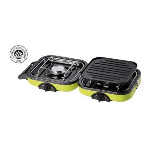 Meva vařič Dual Compact UKP22003 propan-butanový s grilem / 2x 2.3 kW