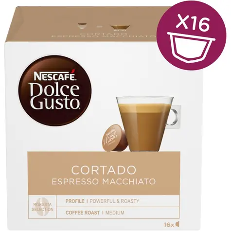 NESCAFÉ Dolce Gusto Cortado Espresso Macchiato 16 ks / Kapslová káva 