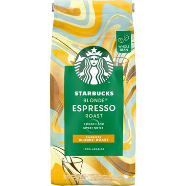 Starbucks Blonde Espresso Roast 450 g / Zrnková káva / 100% Arabica 