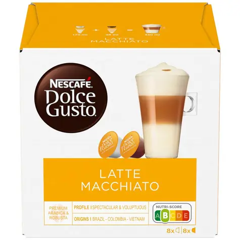 NESCAFÉ Dolce Gusto Latte Macchiato 16 ks / Kapslová káva  / doprodej