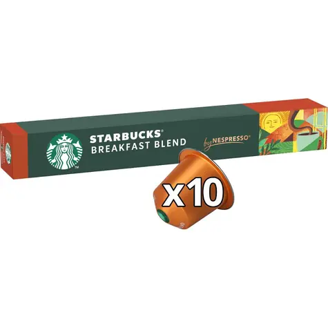 Starbucks Breakfast Blend Nespresso 10 ks / Kapslová káva 