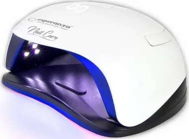 Zánovní - Esperanza EBN005 AMETHYST UV LED lampa na gelové nehty a laky bílá / 54 W / pohybový senzor  / zánovní