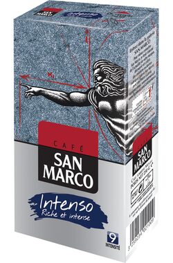 San Marco Intenso 250 g / Mletá káva / 80% Arabica 20% Robusta