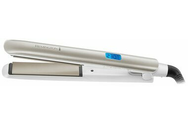 Rozbaleno - Remington S8901 Hydraluxe / žehlička na vlasy / LCD indikátor / 150-230°C / Ionizace / bílá / rozbaleno