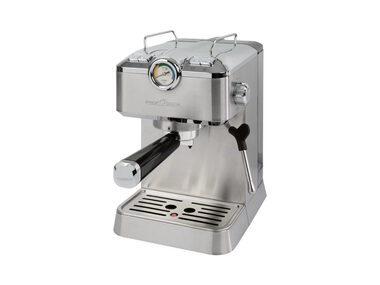 ProfiCook ES-KA 1267 espresso 2v1 / Pákový kávovar / 1100 W / 1.5 l / 20 bar / napěňovací tryska 