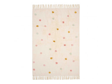 Little Dutch Koberec puntíky Pink 120x170 cm