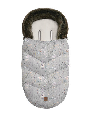 KikkaBoo Fusak zimní Luxury Dreamy Fields Grey