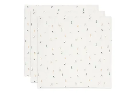 Jollein Pleny 3 ks 70x70 cm Jungle Jambo