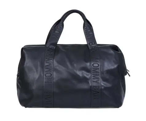 Childhome Přebalovací taška Mommy Bag Signature Vegan Leather Black