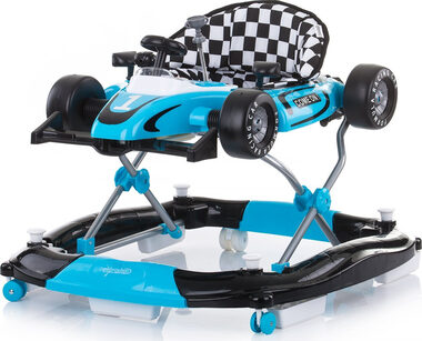 CHIPOLINO Chodítko interaktivní Car Racer 4v1 Blue / od 6 měsíců