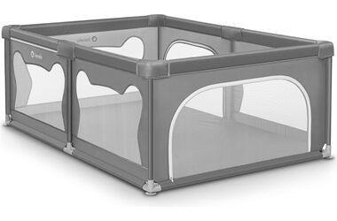 LIONELO Dětská ohrádka Willow Grey Concrete