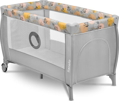 LIONELO Postýlka cestovní Stefi Plus Pink Yellow / od narození