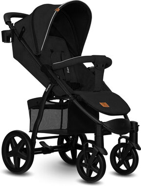 LIONELO Kočárek sportovní Annet Plus Black Carbon