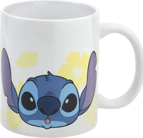 STOR Hrneček keramický 325 ml Stitch Pineaple