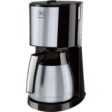 Melitta Enjoy Top Therm 1017-08 stříbrná / Kávovar na překapávanou kávu / 1000 W / 1200 ml 