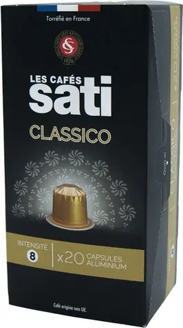 Les Cafés Sati Classico Nespresso 20 ks / Kapslová káva 