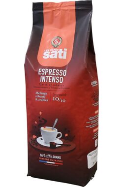 Les Cafés Sati Espresso Intenso 1 kg / Zrnková káva / 20% Arabica & 80% Robusta