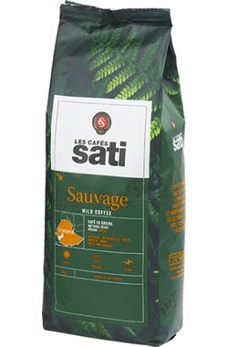 Les Cafés Sati Wild coffe Ethiopia 500 g / Zrnková káva / 100% Arabica