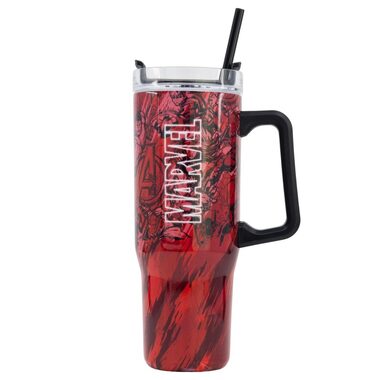 STOR MARVEL Nerezový termohrnek s brčkem 940ml