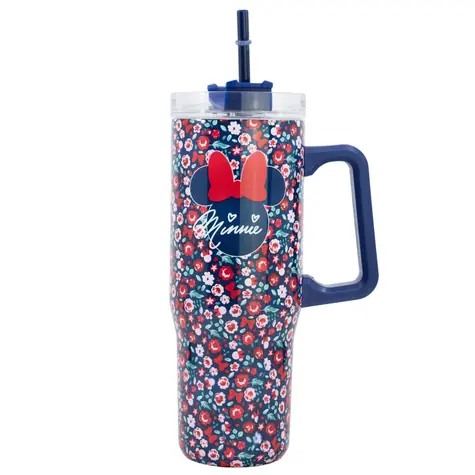 STOR Minnie Nerezový termohrnek s brčkem 940ml