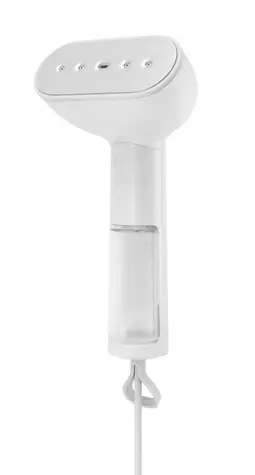 STEAMERY Cirrus X bílá / Ruční napařovač oděvů / 1400W / 85 ml / 20 g-min 