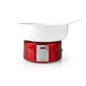 Nedis FCCM100FRD bílo-červená / Výrobník cukrové vaty / 500 W 