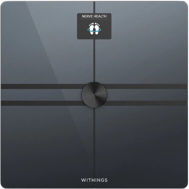 Withings Body Comp černá / Chytrá osobní váha / nosnost 200kg / Bluetooth / WiFi
