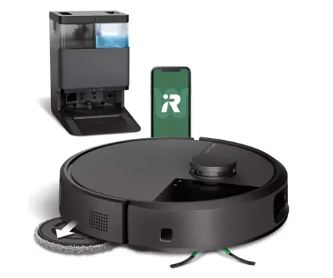 iRobot Roomba Plus 505 Combo + AutoWash dock černá / Robotický vysavač / WiFi / vysávání & mopování / 5000 mAh