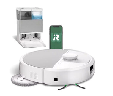 iRobot Roomba Plus 505 Combo + AutoWash dock bílá / Robotický vysavač / WiFi / vysávání & mopování / 5000 mAh