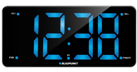 BLAUPUNKT CR15WH / rádio budík / 3" displej / stmívatelný 
