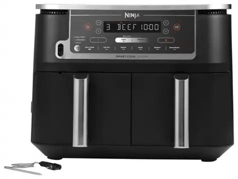 Ninja AF451EU černá / Horkovzdušná fritéza / 2470W / 9.5l / 6 programů 
