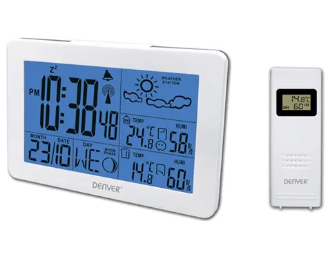 Denver WS-530 bílá / meteostanice / měření vlhkosti a teploty