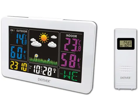 Denver WS-540 bílá / meteostanice / měření teploty a vlhkosti