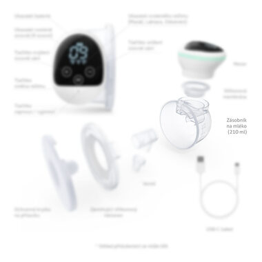 TrueLife Nutrio BP W5 Milk Container / náhradní díly / nádrž na mléko